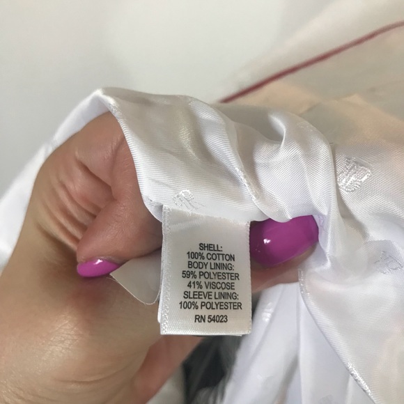 BANANA REPUBLIC WHITE BLAZER, SIZE 6 - Picture 7 of 8